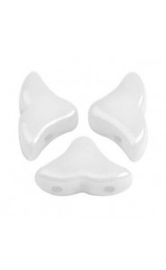 Les perles par Puca® Hélios beads Opaque white 03000